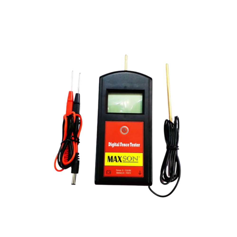 MAXSON Digital Electric Fence & Battery Tester — 12 kV