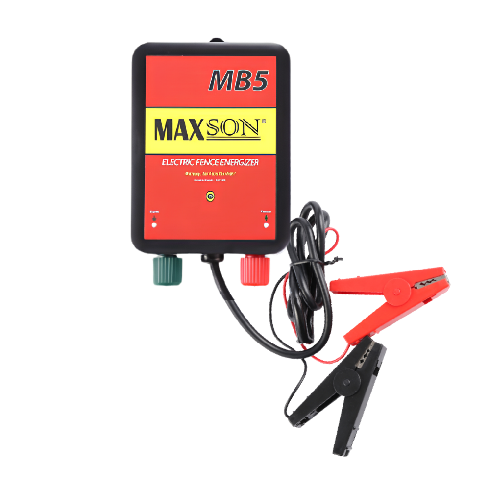 Maxson MB5 0.5 J Battery-Powered Electric Fence Energizer
