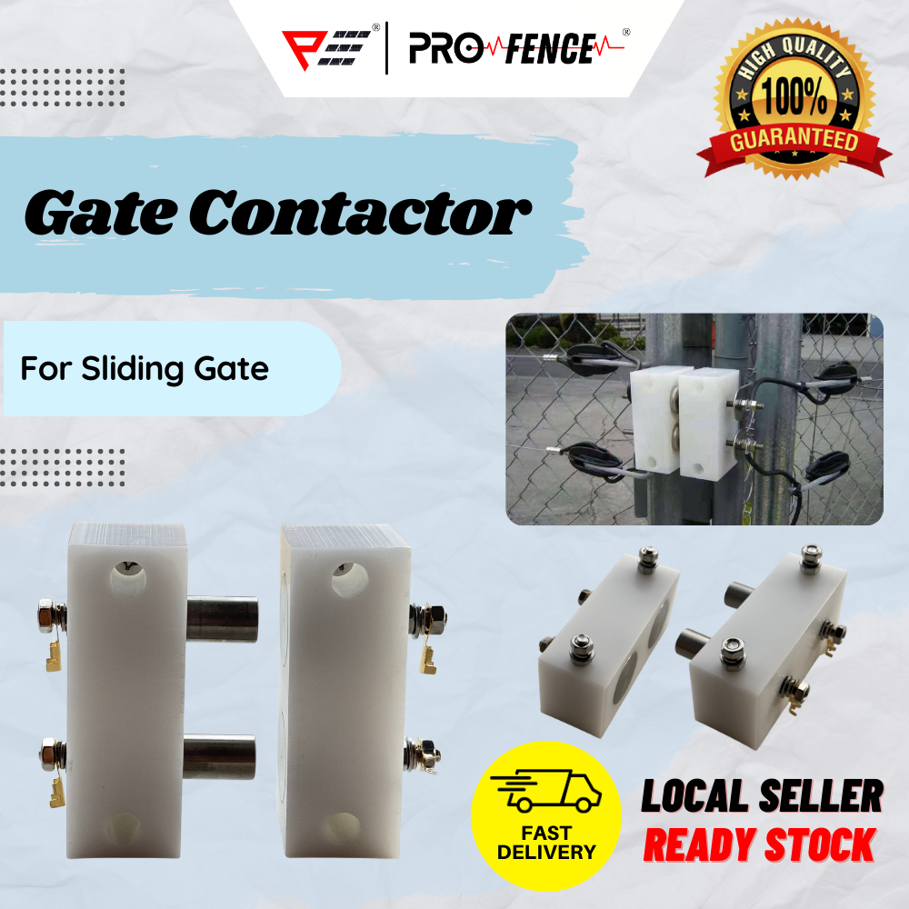 Pro Fence Heavy Duty Electric Fence Gate Connector 20kV High Voltage Sliding Gate Contactor Heavy Duty Stainless Steel